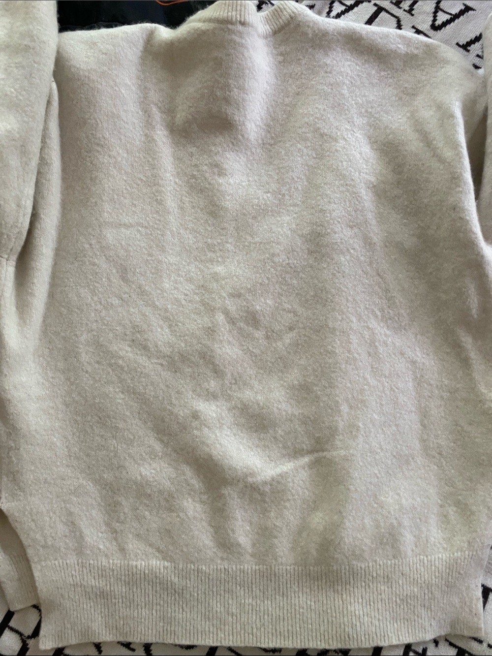 & Other Stories Cream Crewneck Sweater - Picture 6 of 7